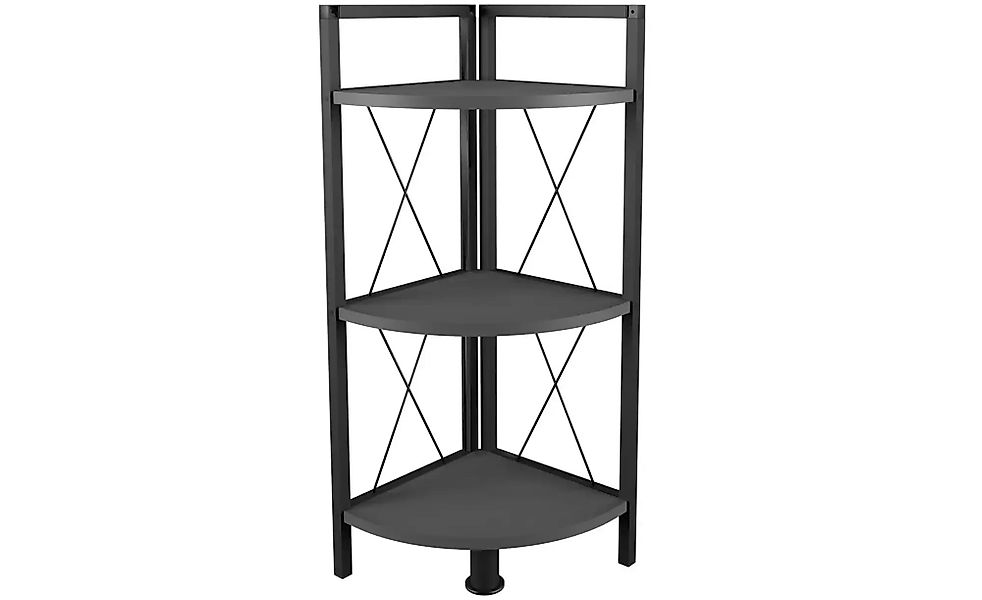 VCM Standregal "VCM Holz Metall Eckregal Aufbewahrung Stand Regal Bücherreg günstig online kaufen
