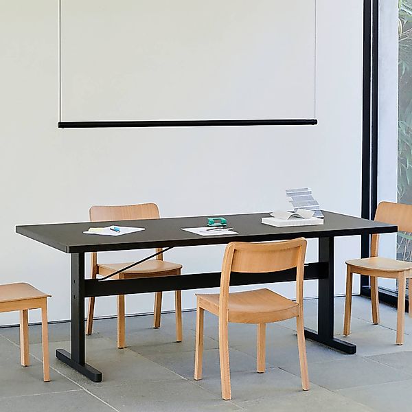 HAY Hängeleuchte Factor Linear directional, schwarz, drehbar günstig online kaufen
