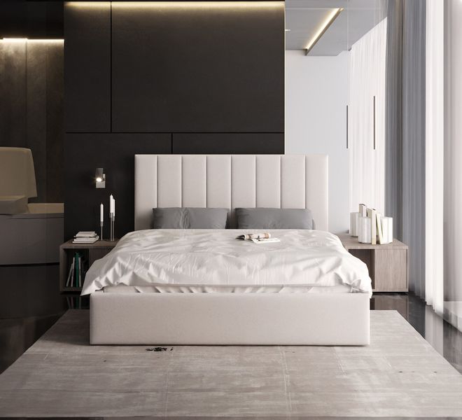 FDM Polsterbett Stauraumbett KAJA Bettgestell 90x200, günstig online kaufen