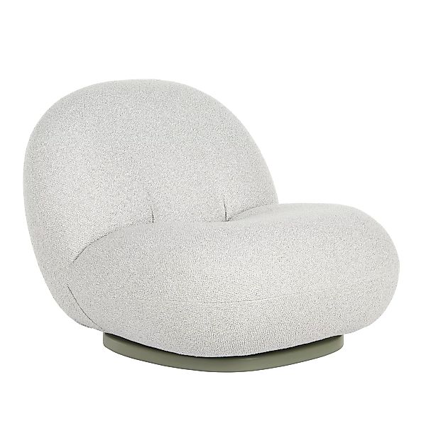 Gubi - Pacha Outdoor Lounge Chair - hellgrau/Stoff Dedar Libera 003/BxHxT 7 günstig online kaufen