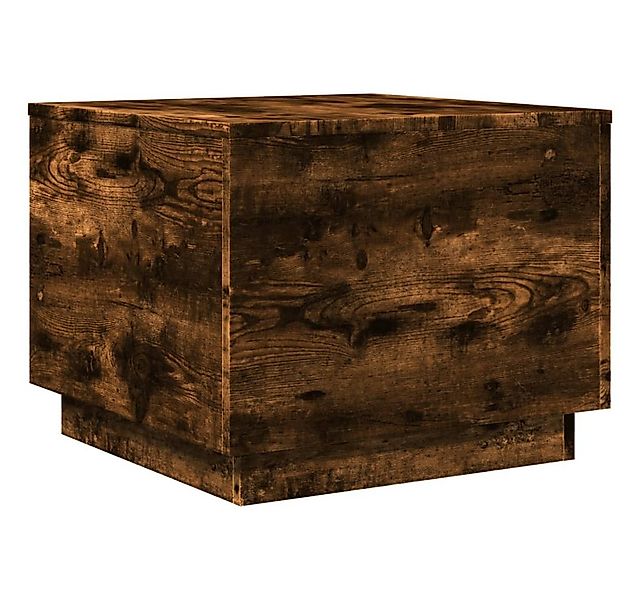 vidaXL Couchtisch Couchtisch mit LED-Leuchten Räuchereiche 50x50x40 cm (1-S günstig online kaufen