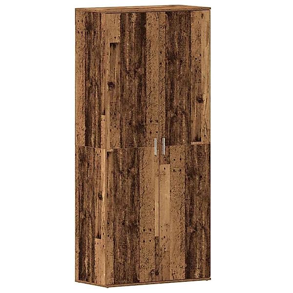 vidaXL Schuhschrank mit Tür Braun 80 x 39 x 180 cm Holzwerkstoff 3333873 günstig online kaufen