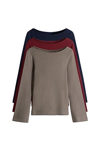 The Set T-Shirt The Set T-Shirts mit ausgestellten Ärmeln, 3er-Set (3-tlg) günstig online kaufen