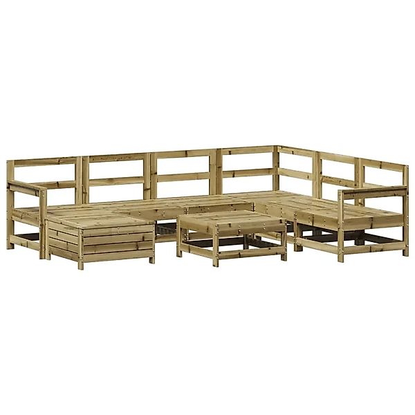 vidaXL 8-Tlg Garten-Sofagarnitur Kiefernholz Imprägniert 3250591 günstig online kaufen