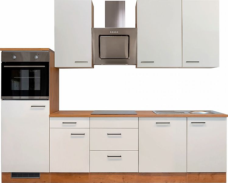 Flex-Well Küchenzeile "Vintea" wahlweise mit E-Geräten, Gesamtbreite 280 cm günstig online kaufen