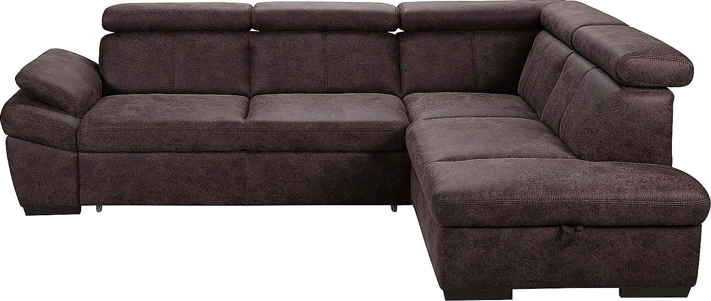 exxpo - sofa fashion Ecksofa "Salerno, Funktionssofa, hoher Sitzkomfort, Br günstig online kaufen