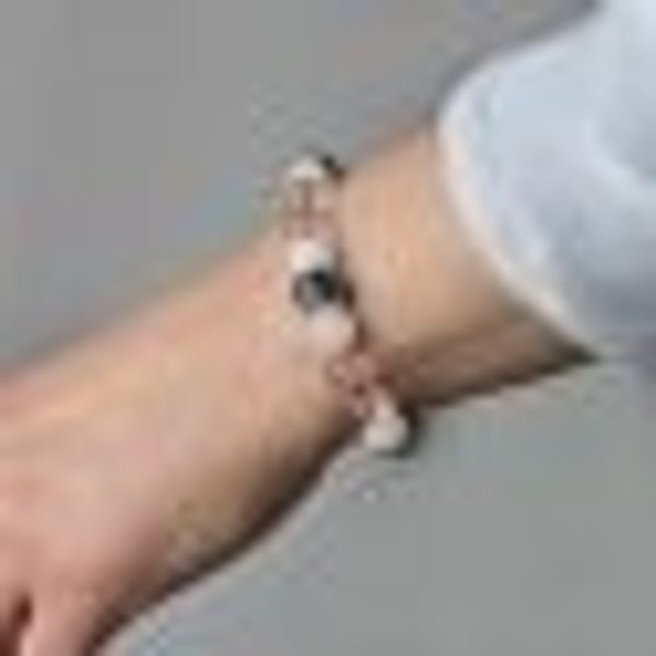 Armband Metall 17cm Rosenquarz günstig online kaufen