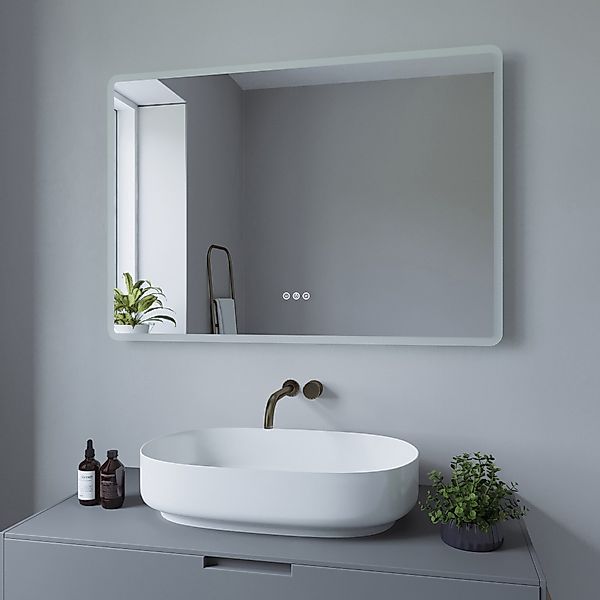 AQUABATOS Badspiegel Bad Spiegel mit LED günstig online kaufen