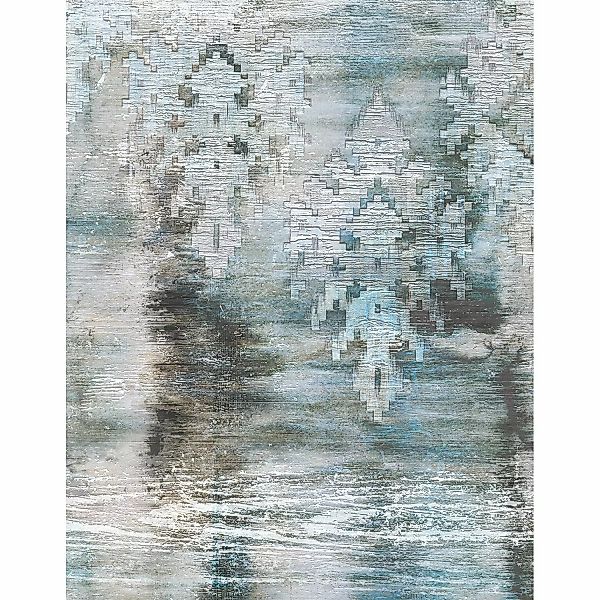 Marburg Fototapete Grafisch Modern 3,4 m x 2,65 m Blau FSC® günstig online kaufen