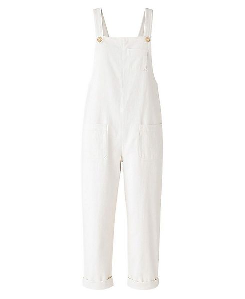 WENOR Latzhose Leinen Jumpsuit mit Taschen, verstellbar, Overall Look, Gr. günstig online kaufen