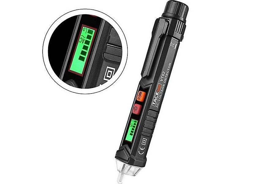 TACKLIFE Spannungsprüfer Berührungsloses Spannungsprüfgerät mit Display günstig online kaufen