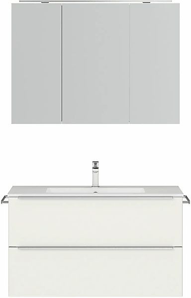 nobilia Badmöbel-Set "Levere" vormontiert, mit Soft-Close, 2 Stk. tlg. günstig online kaufen