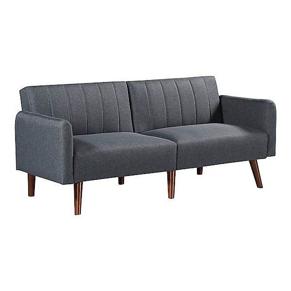 en.casa Schlafsofa, »Malå« mit Liegefunktion 175x70x72 cm Grau günstig online kaufen