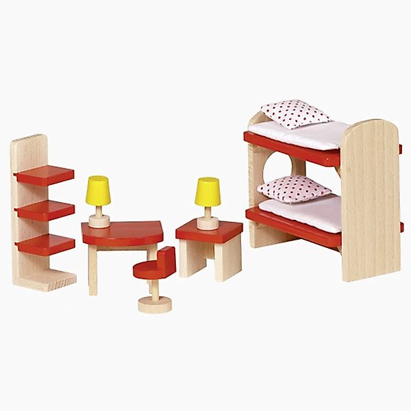 goki Puppenhausmöbel Puppenmöbel Kinderzimmer, goki basic. günstig online kaufen