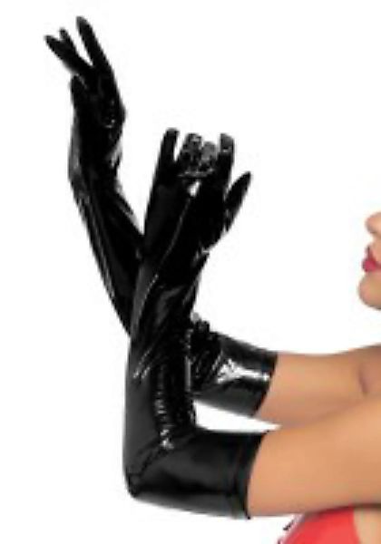 Glänzende Handschuhe ellenbogenlang günstig online kaufen