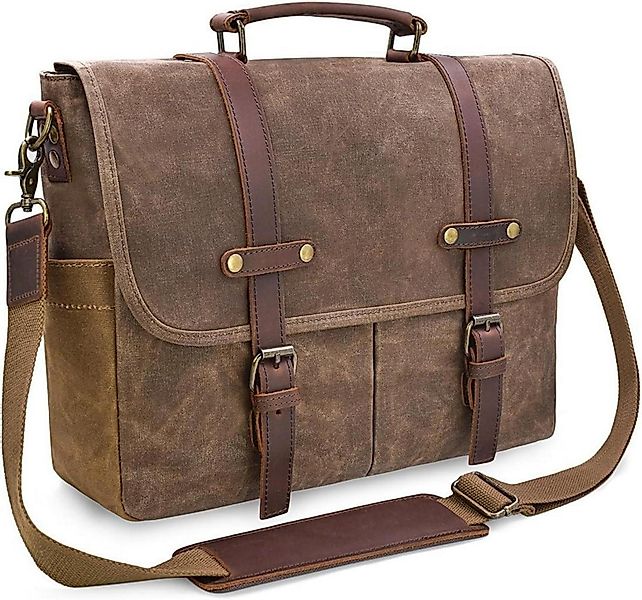 LuxusKollektion Messenger Bag Herren Umhängetasche Laptoptasche günstig online kaufen