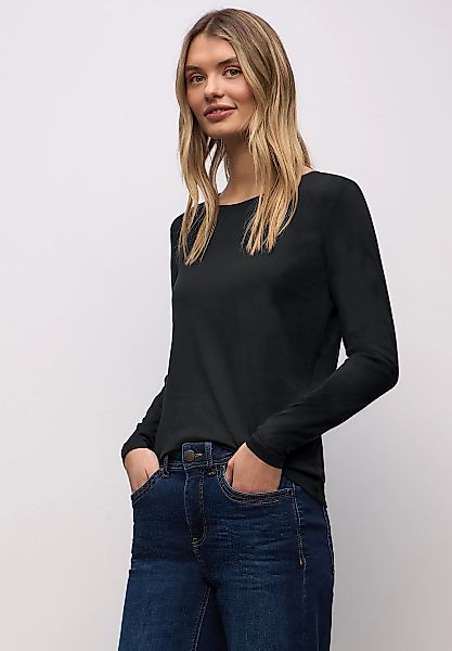 STREET ONE Langarmshirt mit Rundhalsausschnitt günstig online kaufen