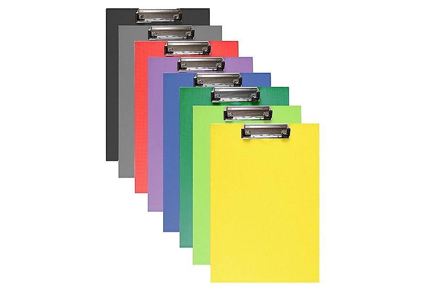 mixed24 Schreibmappe 10 Stück A4 Klemmbretter Schreibunterlage mit Metallkl günstig online kaufen