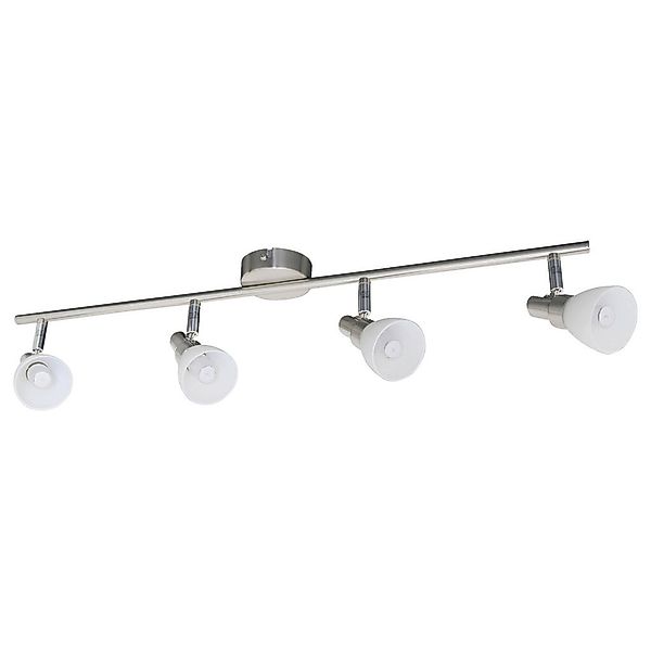 Näve Leuchten Spotleuchte 1199350 stahlfarbig Glas Metall B/H/T: ca. 8x12x6 günstig online kaufen