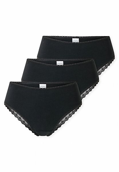 Schiesser Brasilslip "Modern Multipacks", (3er Pack), Spitzenbänder, Single günstig online kaufen