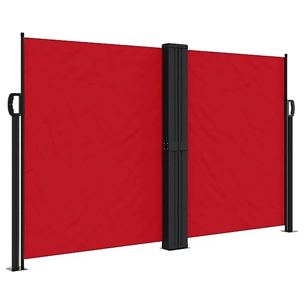 furnicato Seitenmarkise Ausziehbar Rot 140x600 cm günstig online kaufen