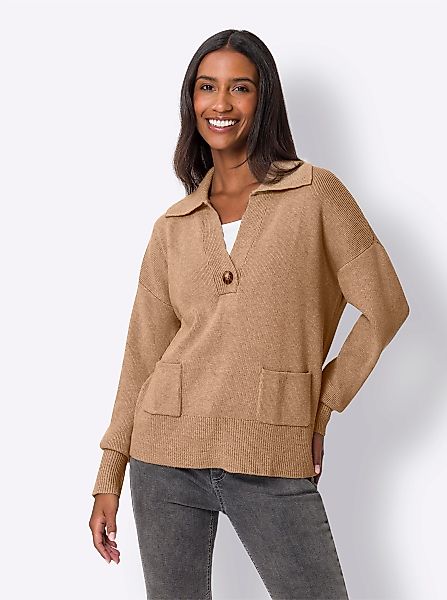 heine Strickpullover Polopullover günstig online kaufen