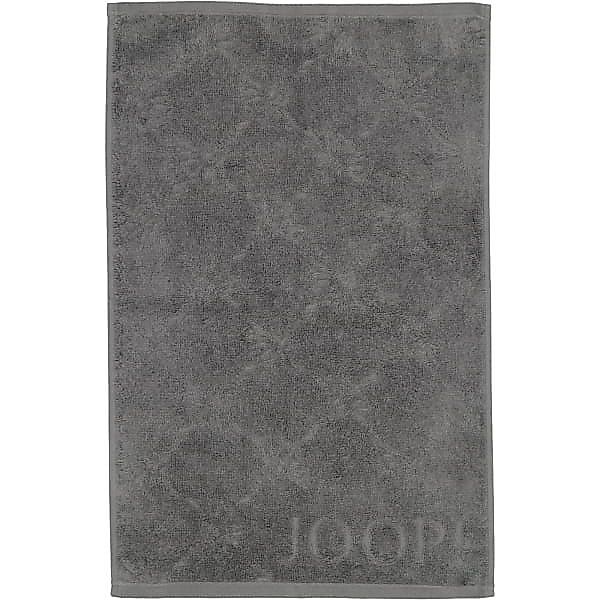 JOOP Uni Cornflower 1670 - Farbe: anthrazit - 774 - Gästetuch 30x50 cm günstig online kaufen