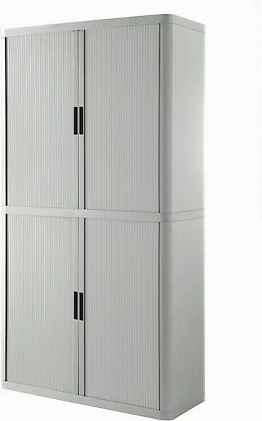 EASYOFFICE Aktenschrank Rollladenschrank easyoffice BxTxH 86x37,5x204cm gra günstig online kaufen