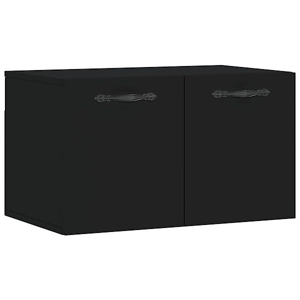 vidaXL Hängeschrank Wandschrank Schwarz 60x36,5x35 cm Holzwerkstoff günstig online kaufen