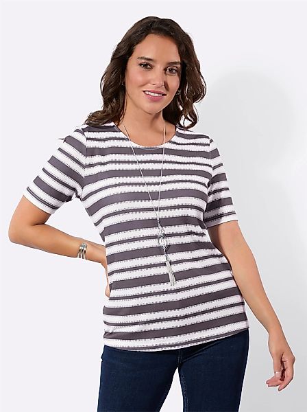 Casual Looks Rundhalsshirt "Kurzarm-Shirt" 1 tlg. günstig online kaufen