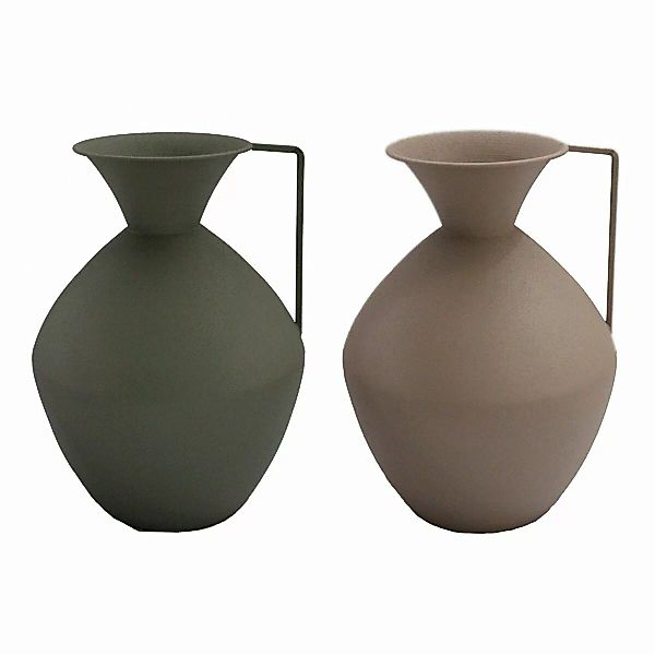 Vase Dkd Home Decor Aluminium Urban (2 Stück) (22 X 22 X 30 Cm) günstig online kaufen