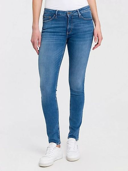 Cross Jeans Damen Jeans ALAN - Skinny Fit - Blau - Blue Denim günstig online kaufen