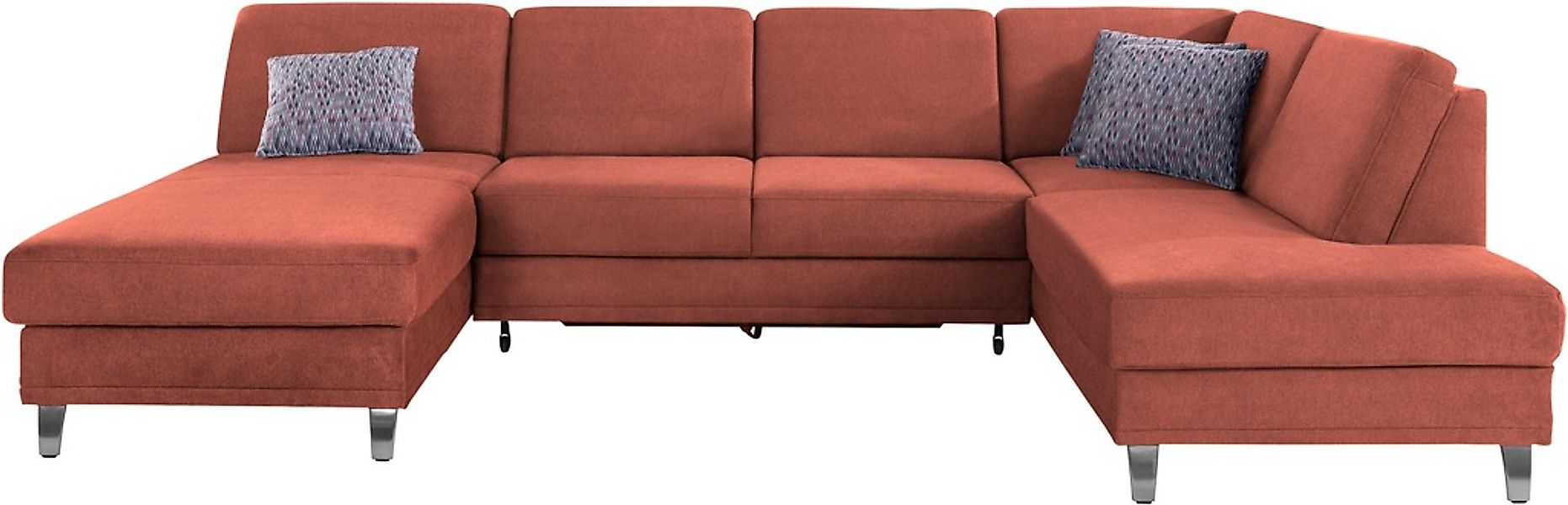 sit&more Wohnlandschaft "Clio U-Form" wahlweise mit Bettfunktion und Bettka günstig online kaufen