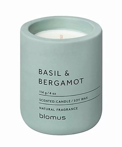Blomus Duftkerzen FRAGA Duftkerze Basil & Bergamot Pine Gray 6,5 cm (mint) günstig online kaufen