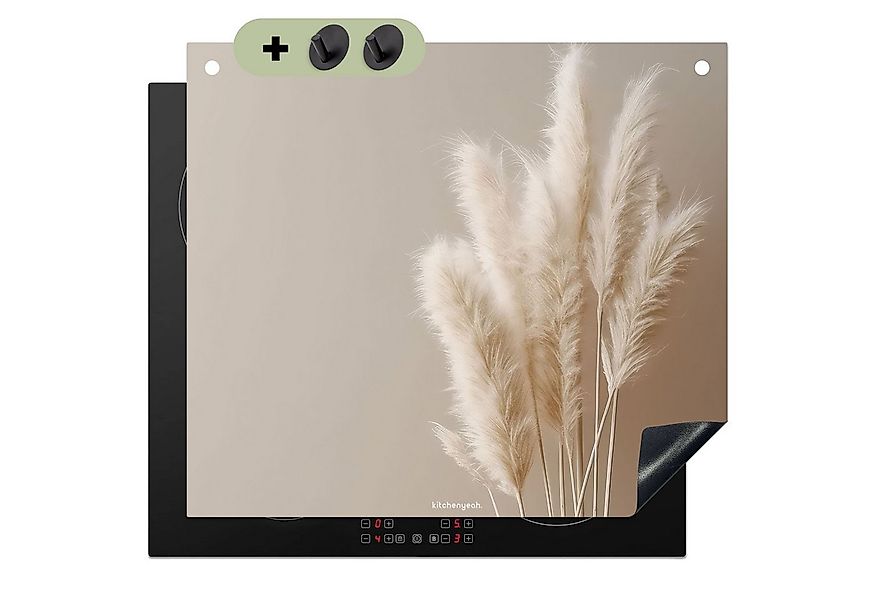 KitchenYeah Küchenrückwand Pampasfedern - Beige - Pampasgras - Trockenblume günstig online kaufen