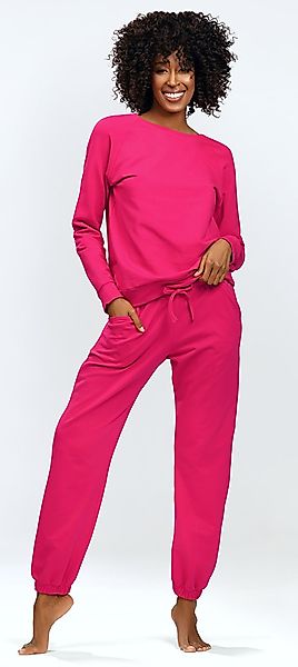 DKaren Freizeitanzug Damen Hausanzug Jogginganzug Baumwolle günstig online kaufen