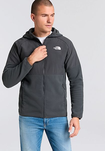 The North Face Fleecejacke "Glacier Fleece" mit Kapuze mit Logodruck günstig online kaufen