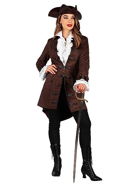 thetru Piraten-Kostüm Piratenmantel - Karneval Faschingskostüm Damen, Kapit günstig online kaufen