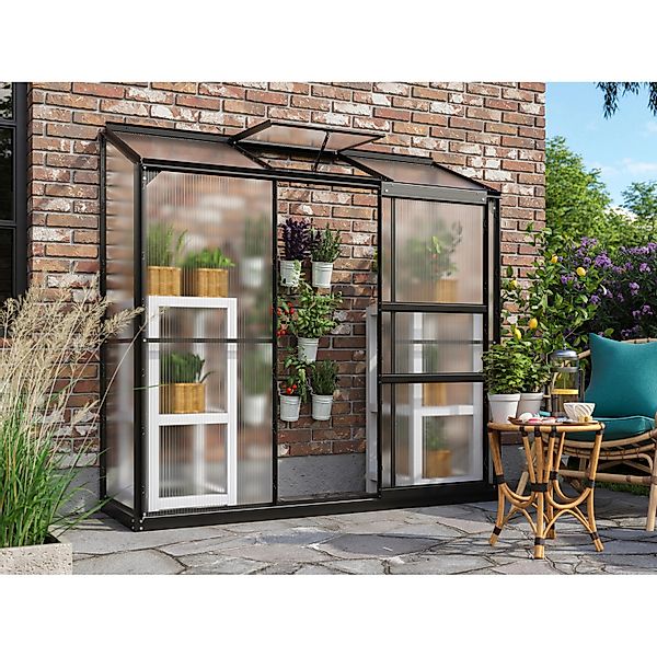 Vitavia Gewächshaus Ida 1300 Schwarz 1,3 m² günstig online kaufen