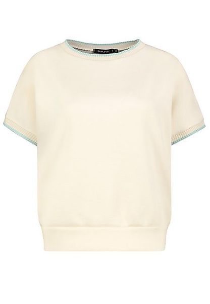 SUBLEVEL Longpullover Klassischer Schnitt mit Rippbündchen Details Sommer S günstig online kaufen