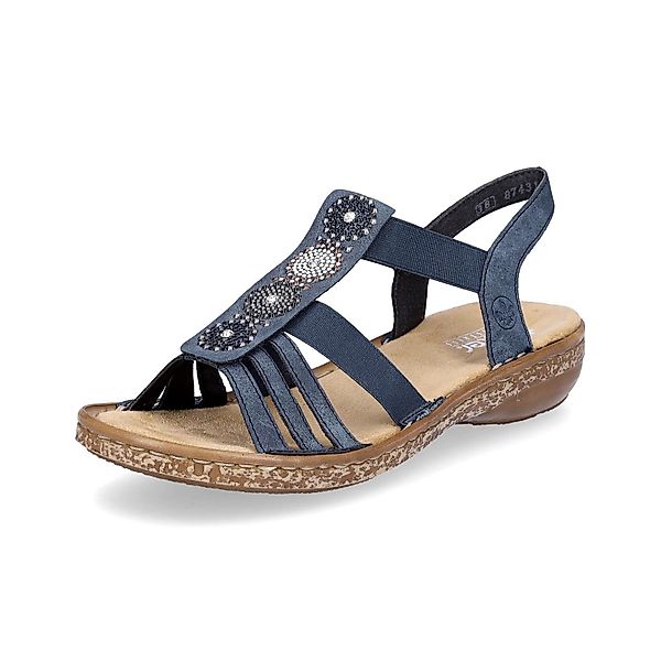 Rieker Rieker Damen Sandale blau Sandale günstig online kaufen