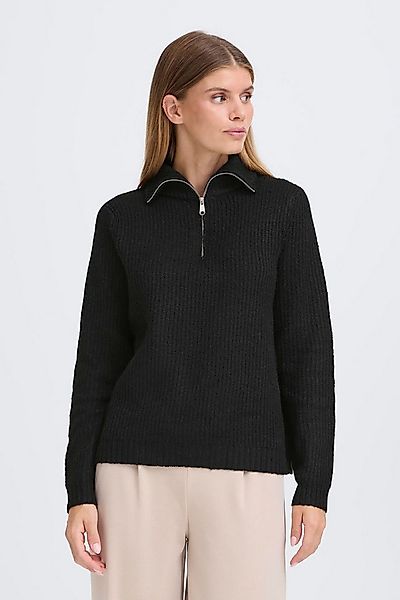 OXMO Troyer OXBallino Modischer Grobstrick-Pullover mit Troyerkragen günstig online kaufen