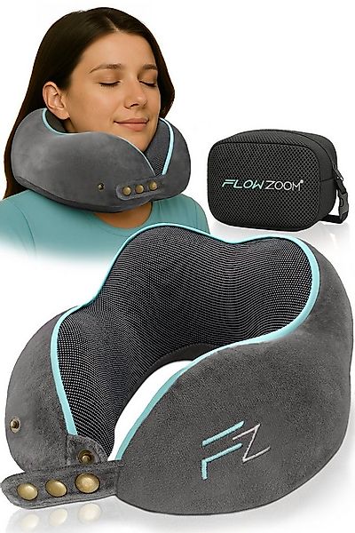 FLOWZOOM Nackenhörnchen COMFY - Nackenkissen Flugzeug - Reisekissen aus Mem günstig online kaufen