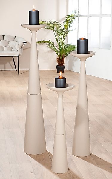 Casablanca by Gilde Standkerzenhalter "Kerzenleuchter Säule Rotonda", (1 St günstig online kaufen