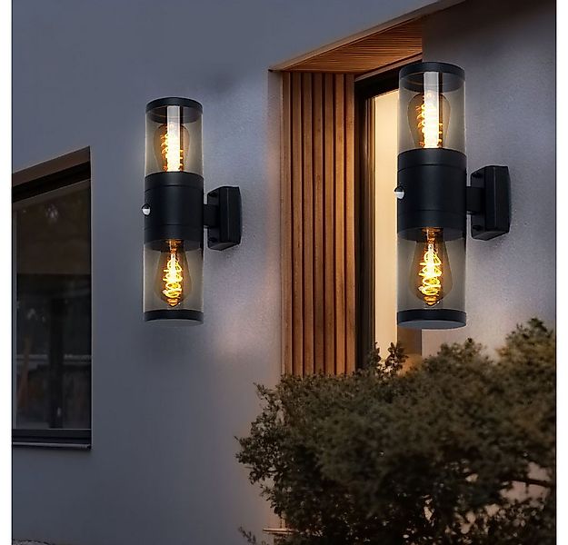 GLOBO LIGHTING Außen-Wandleuchte, Leuchtmittel nicht inklusive, Außenleucht günstig online kaufen