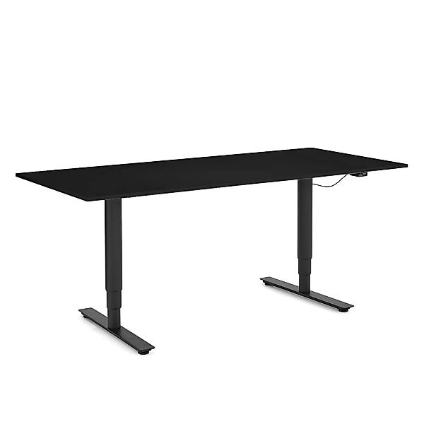 Wagner - W-Life E-Table Schreibtisch H verstellbar 180x80cm - schwarz/Tisch günstig online kaufen