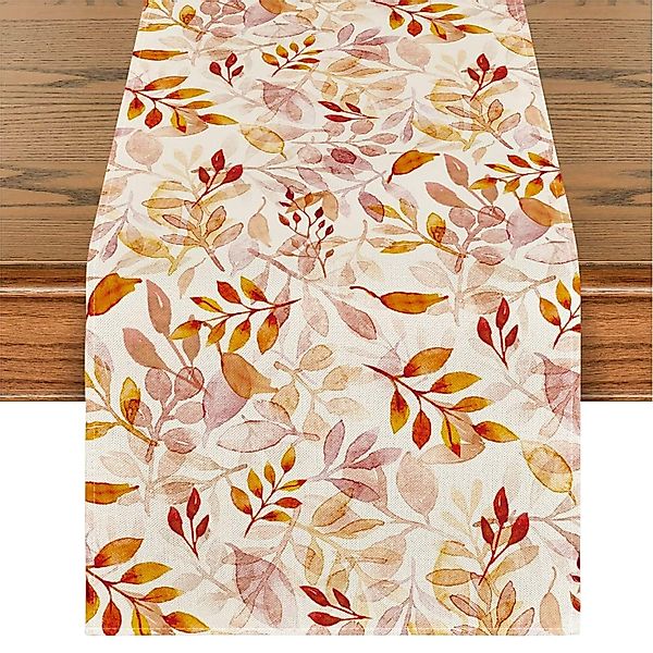 Refttenw Tischläufer Herbst Tischläufer,Tisch Dekoration,Herbstlaub Tischde günstig online kaufen