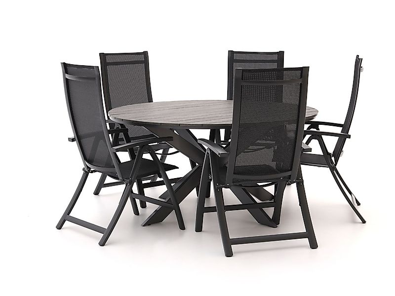 Bellagio Trappeto/Fidenza ø 149 cm Gartenmöbel-Set 6-Teilig verstellbar günstig online kaufen