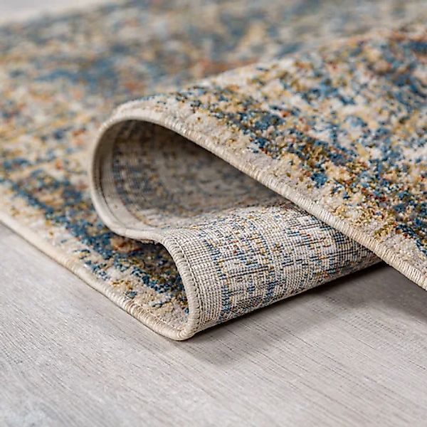 FLAIR RUGS Teppich »Sibyl Vintage«, rechteckig, 7 mm Höhe, aus recyceltem M günstig online kaufen