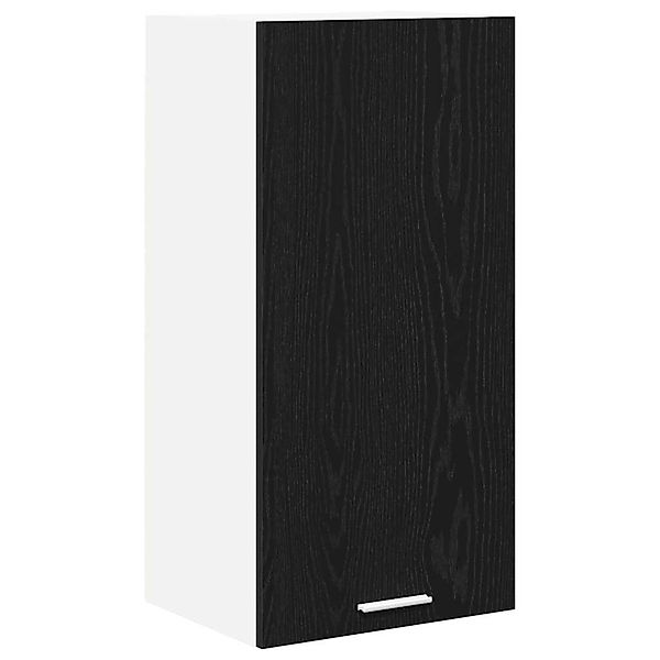vidaXL Hängeschrank Riga Schwarze Eiche und Weiß 40 x 31 x 80 cm 884259 günstig online kaufen